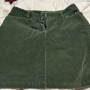 Tailor‎ B. Moss Deep Green Corduroy Mini Skirt